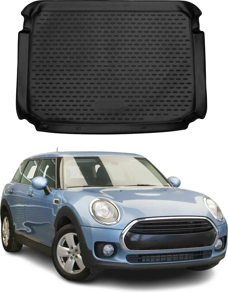 Vasca Baule Su Misura Mini Clubman F54 (2015-2021) Gomma Nera Premium