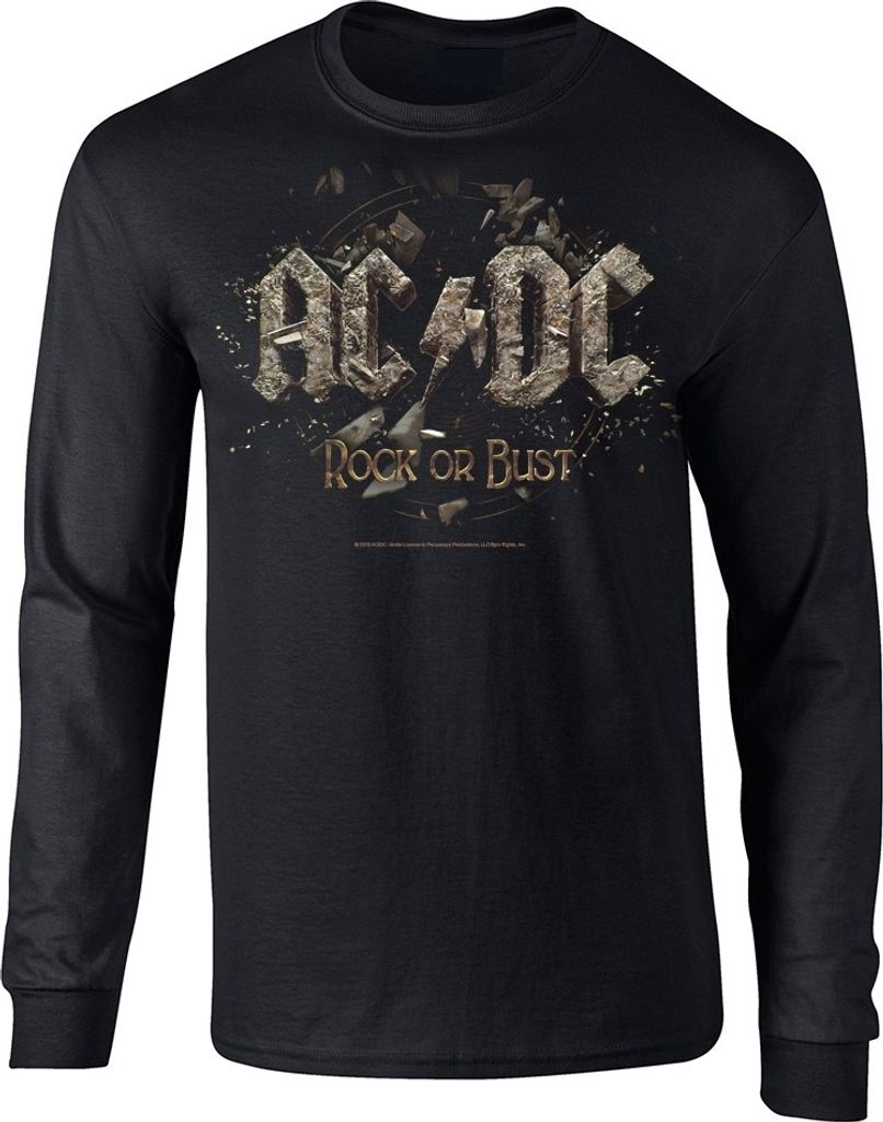 AC/DC Rock or bust mensLongsleeve t-shirt