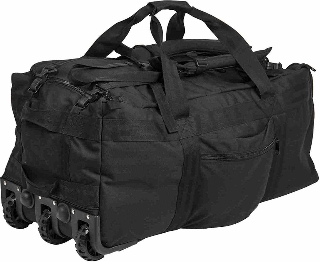 Mil-Tec Schwarzer Kampfgürtel mit Rollen Produktbild 
