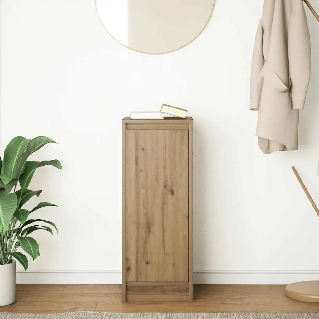 SYFAX™ Credenza Rovere Artigianale 29,5x34x76 cm in Legno Multistrato - 3
