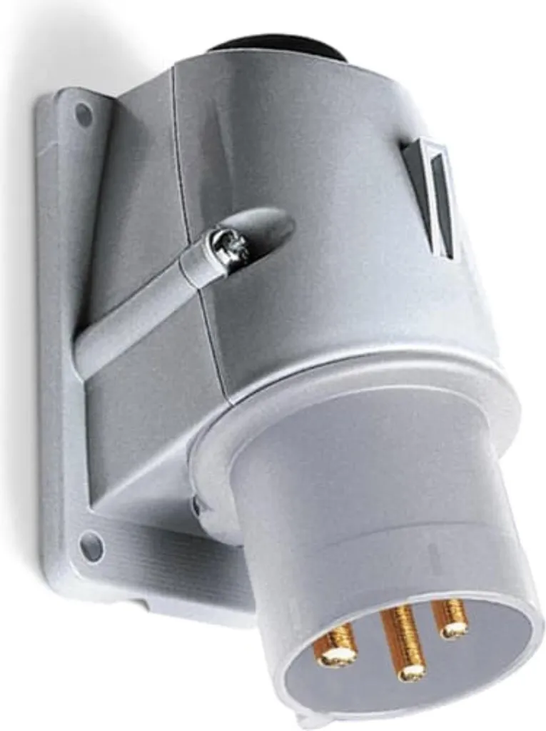 Prise industrielle 32A 4 pôles Amphenol codage 9h bleu 250V