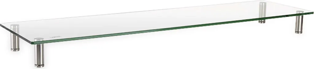 Logilink BP0045 Support Écran en Verre Extra Large pour Bureau 63cm