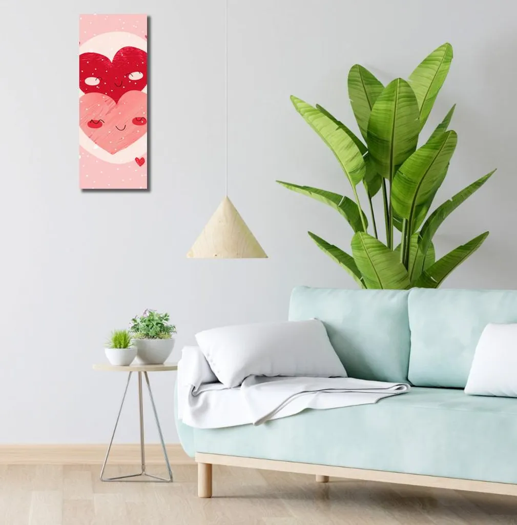 Image Murale Chaleur du Cœur 20x60 cm - Impression Haute Définition Mate