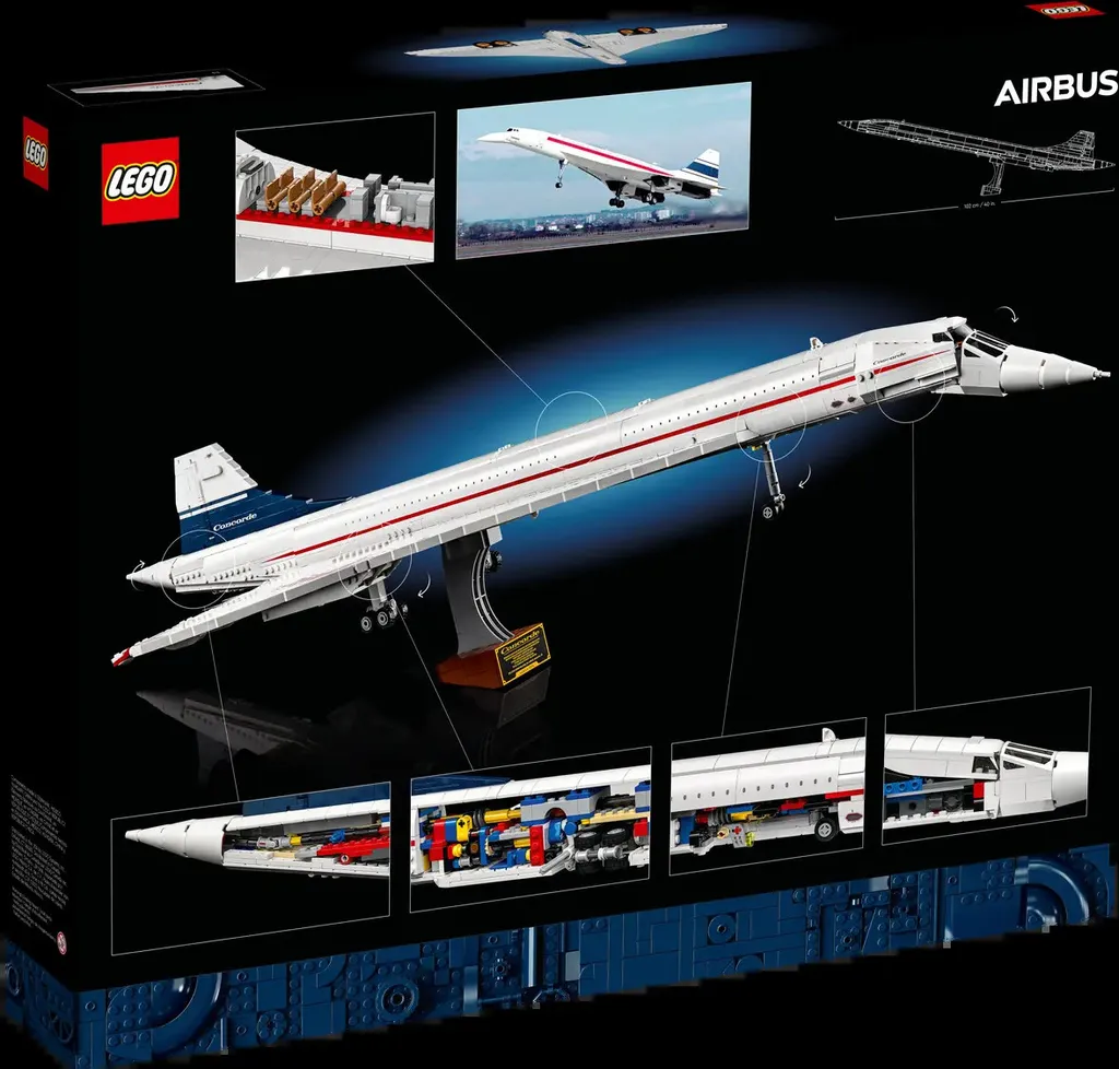 Maquette Avion Concorde LEGO Icons 10318 : Grand Modèle réduit de Luxe 105cm