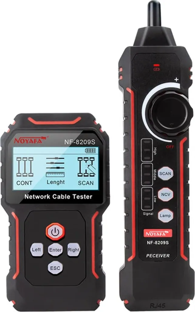 Tester Rete Noyafa NF-8209S: Analisi PoE, TDR e Scansione Digitale