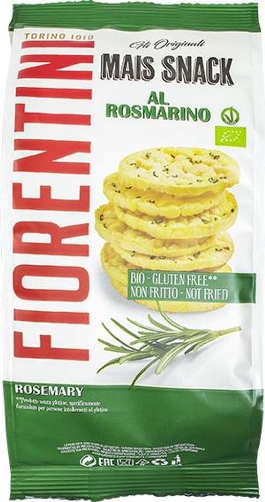 Fiorentini Maissnack Rozemarijn (50 gr) Productafbeelding 