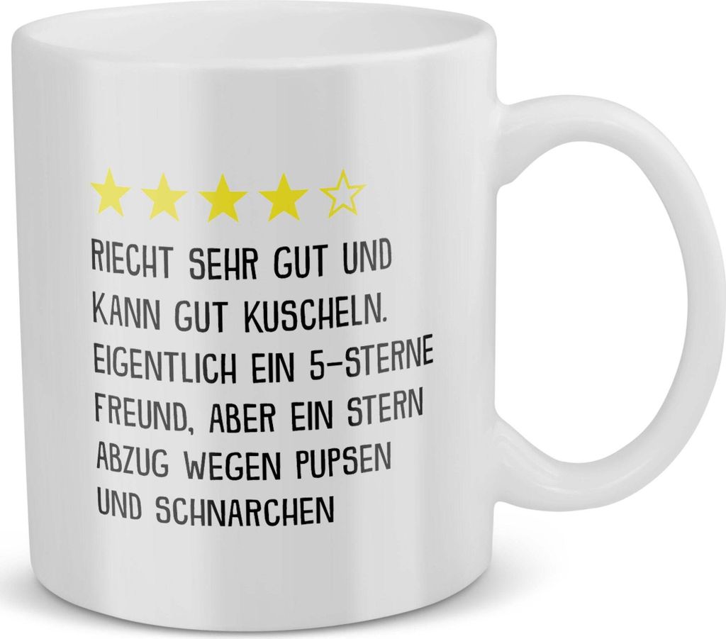 22Feels Freund Geschenk Jahrestag Tasse für Ihn Geburtstag Valentinstag Männer 1 Jahr Weihnachten Liebe Paar Beziehung Kaffeetasse Haferl