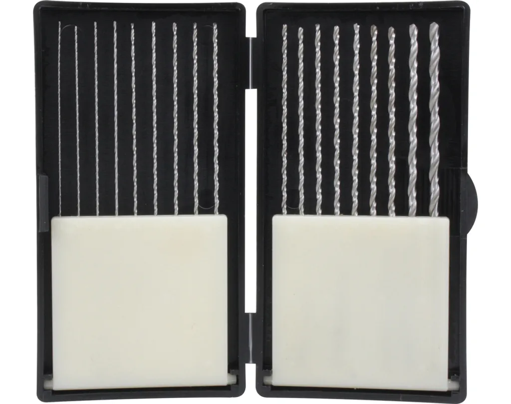 Mèches HSS extra longues pour percer en profondeur coffret 18 pcs