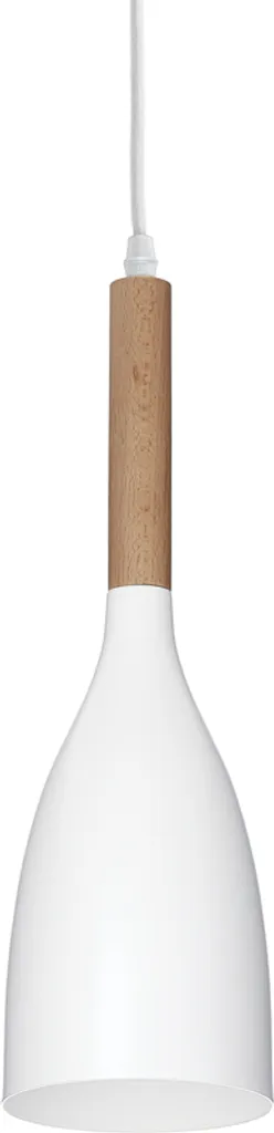 Lustre suspension design MANHATTAN blanc métal pour salon et cuisine