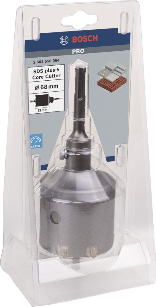 Kit de forets Bosch Professional PRO SDS plus-5, 68 x 54 x Image du produit 
