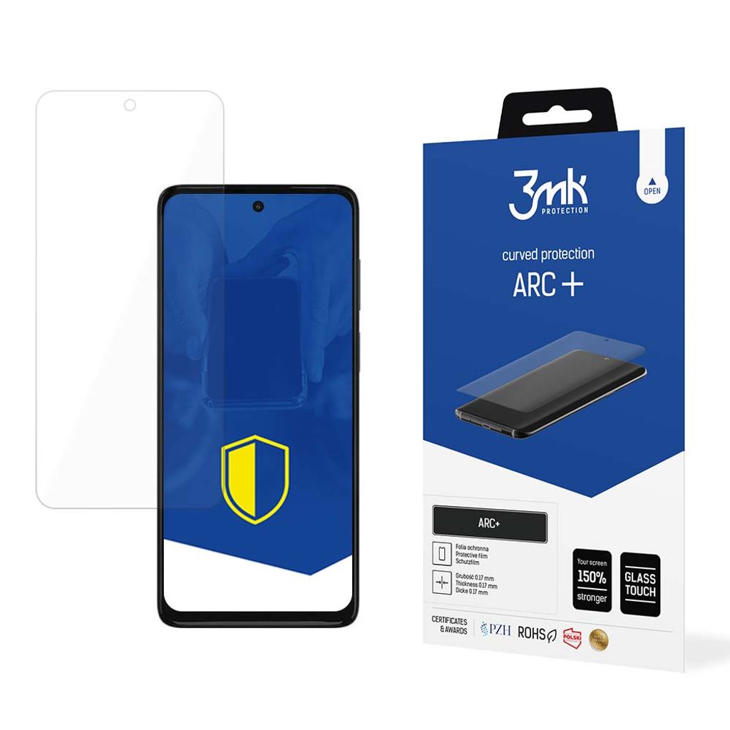 3mk Display Schutzfolie ARC+ für Motorola Moto G62 5G 0,17mm Self-Heal