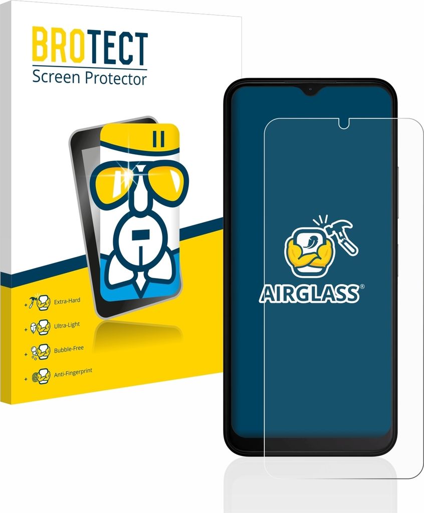 BROTECT Schutzglas für Nokia C22 Schutzfolie Panzer Folie Glas Display Schutz klar