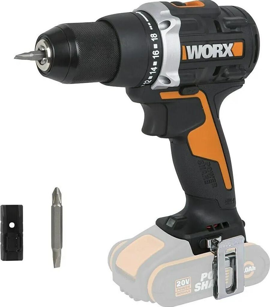 Aku vrtačka/šroubovák WORX PowerShare 20V WX102.9, 2 Ah, 60 Obrázek produktu 