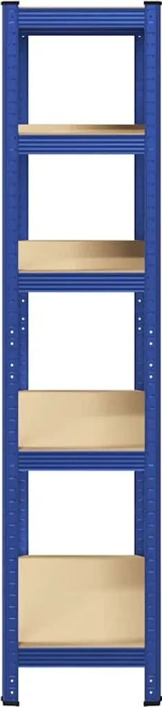 Étagère robuste en acier et bois composite, 5 plateaux modulables