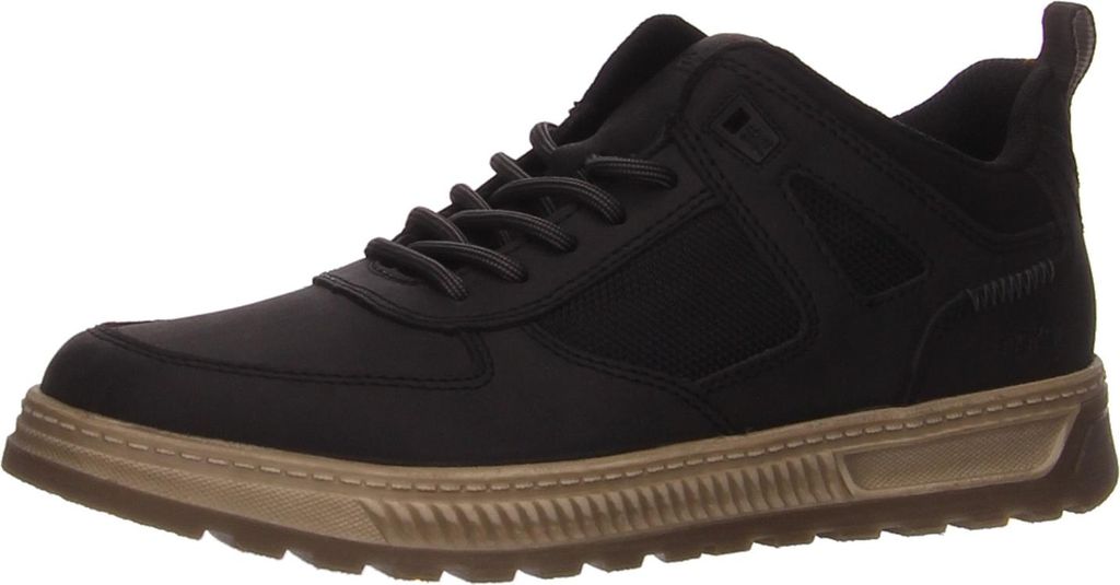 Rieker Schnürhalbschuhe bequem in schwarz, Gr. 45