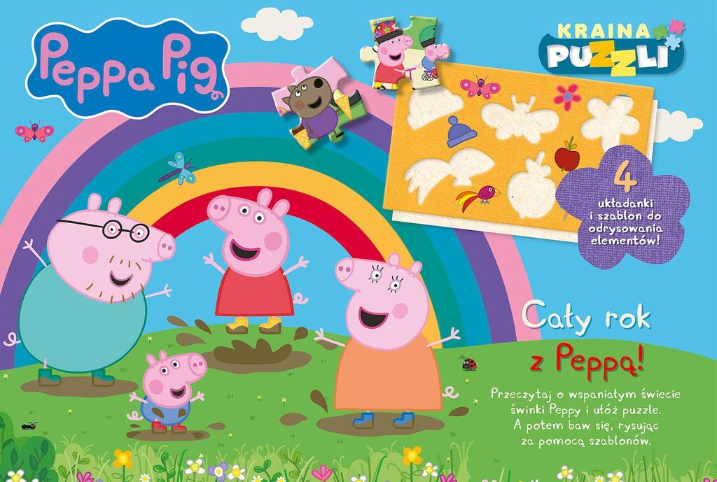 Świnka Peppa Kraina Puzzli Cały Rok z Peppą