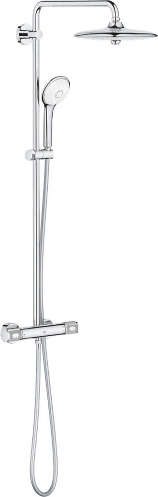 GROHE Duschsystem Euphoria 260 Aufputz-Thermostat mit Aquadimmer Funktion CoolTouch chrom
