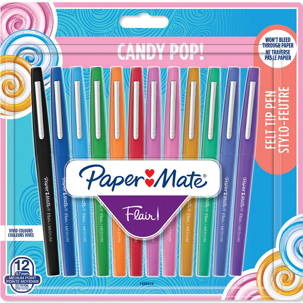 Papermate 1985616 PAPER MATE Faserschreiber Flair Candy Pop Image du produit 