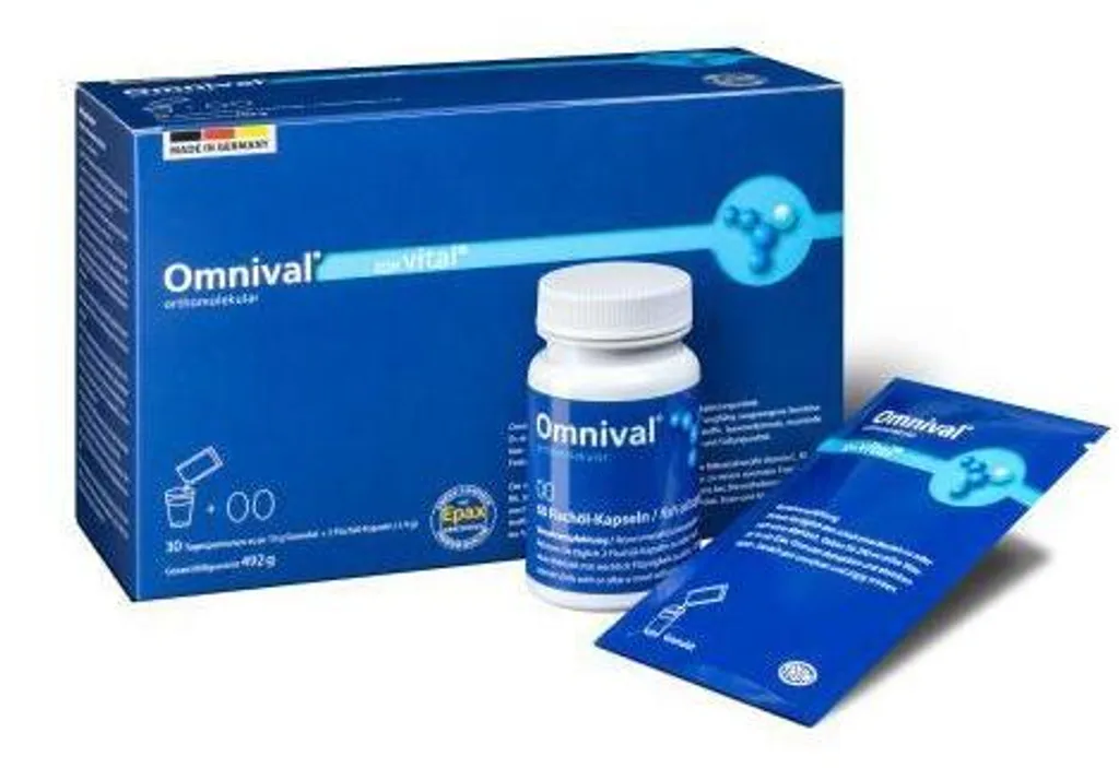 Complément alimentaire vitalité Omnival Orthomolekul 2oh cure 30 jours