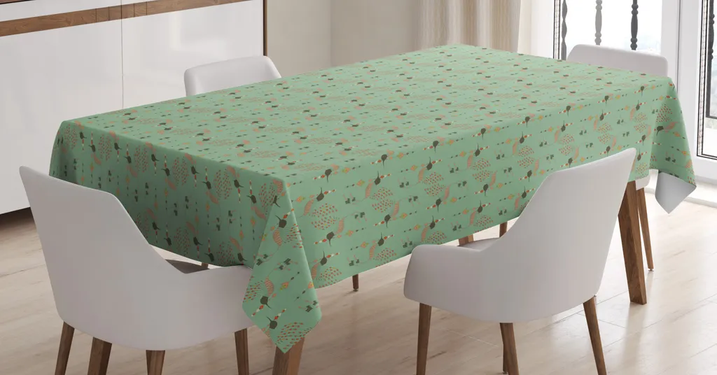 Tovaglia Multicolore ABAKUHAUS 140x200 cm - Lavabile e Antimacchia