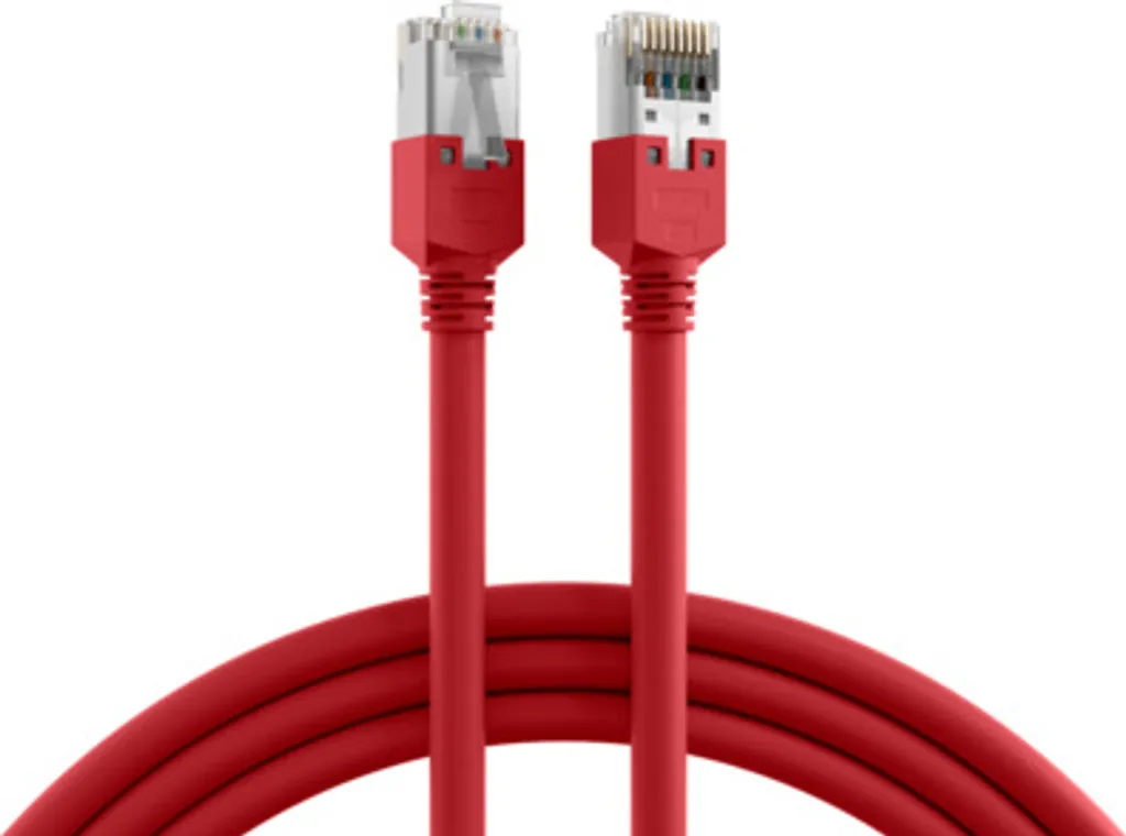 EFB K8703.5 Cavo Patch S/UTP Cat.5e 5m Rosso - Qualità Industriale