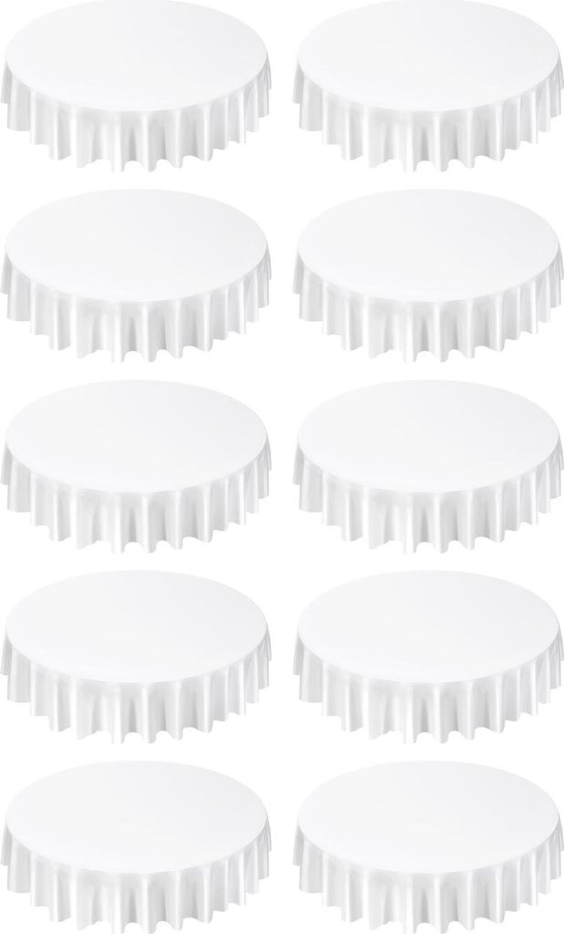 SucceBuy 10 x tovaglie rotonde 2286 mm, protezione Immagine del prodotto 