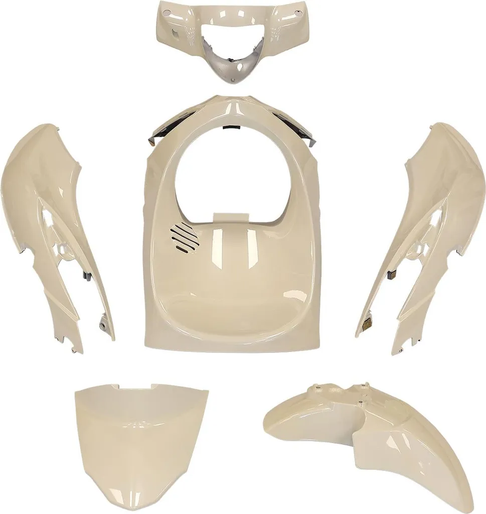 Réparer Carénage Rayé Piaggio Liberty iGet avec Kit 6 Pièces TNT Blanc