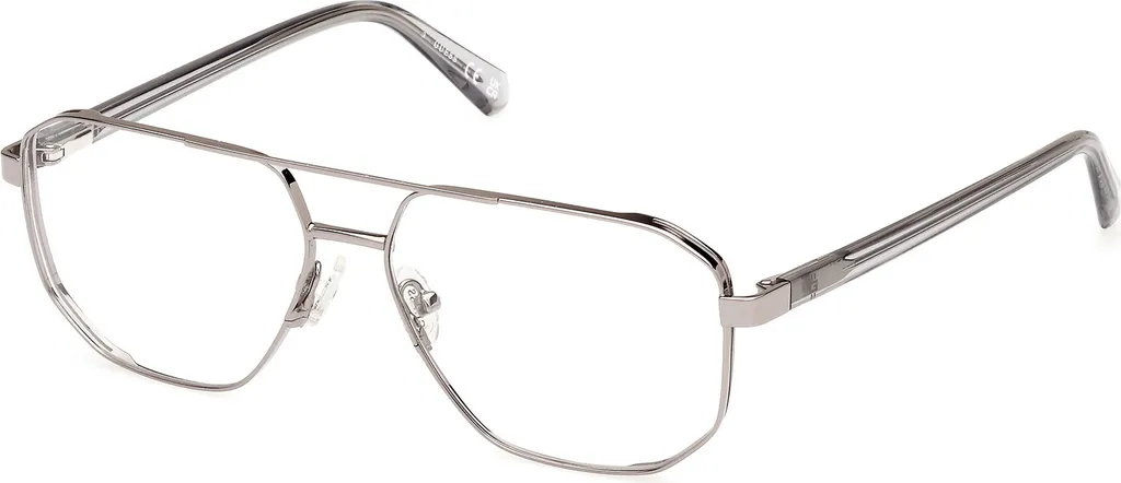 Lunettes de vue Guess GU50135 008 Shiny Gunmetal Taille 55/14/145 Homme