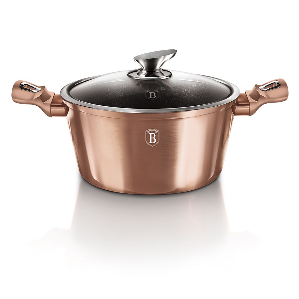 Rajnica s mramorovým povrchom a pokrievkou 24cm METALLIC Obrázok produktu 