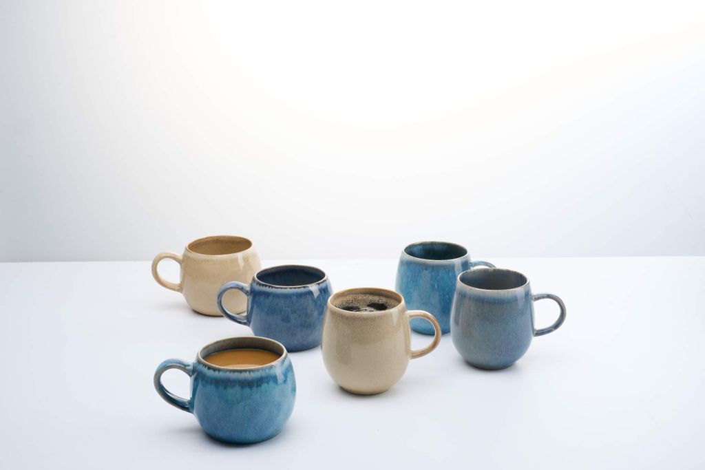 Becher sortiert 470ml 6er Set Estoril