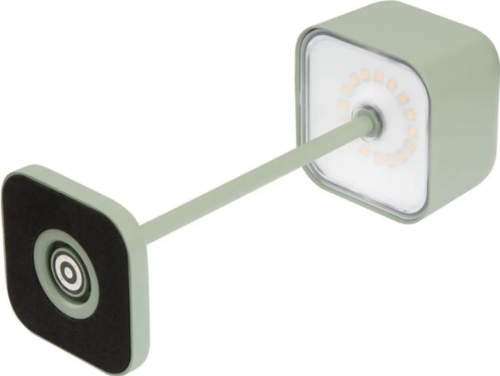 Lampe de table Olympia Lucca vert sauge dôme carré 200 mm design - 3