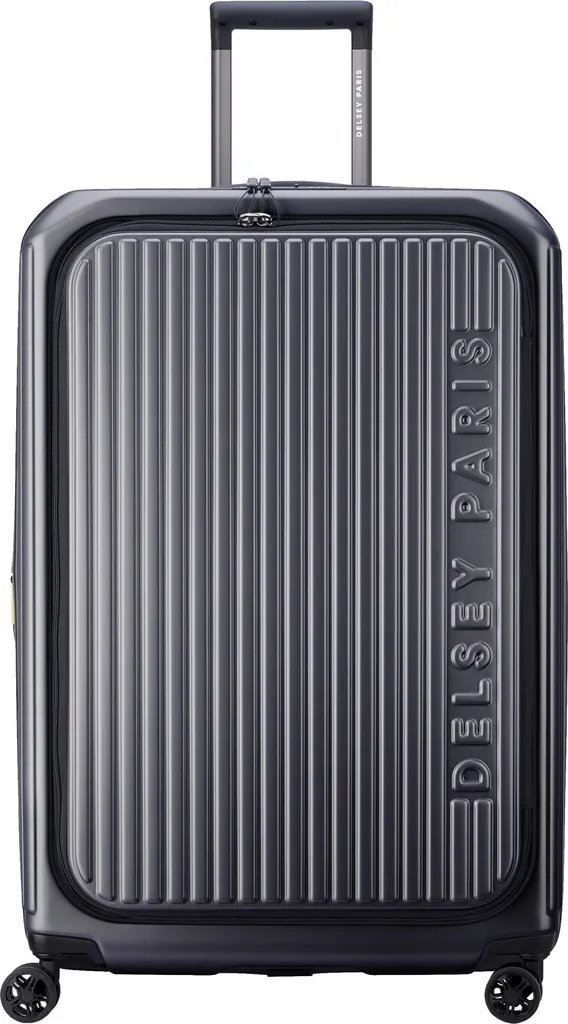Valise DELSEY PARIS Securitime Zip 77cm Anthracite Grise Extensible