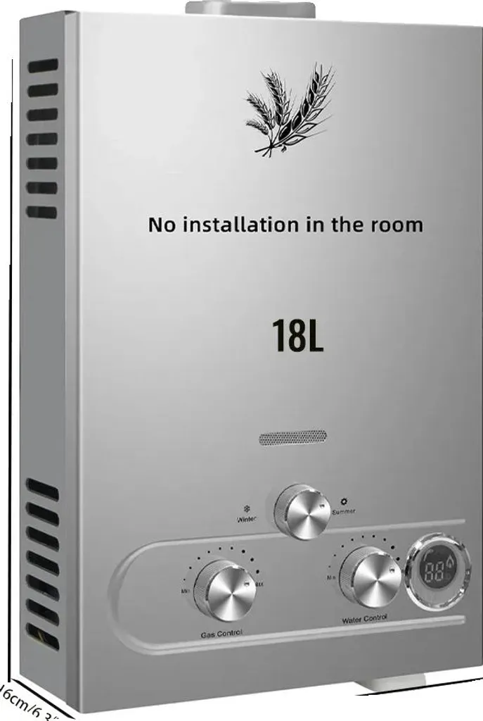 Chauffe-eau 18L 36KW Idéal pour Douche et Cuisine Confort Thermique