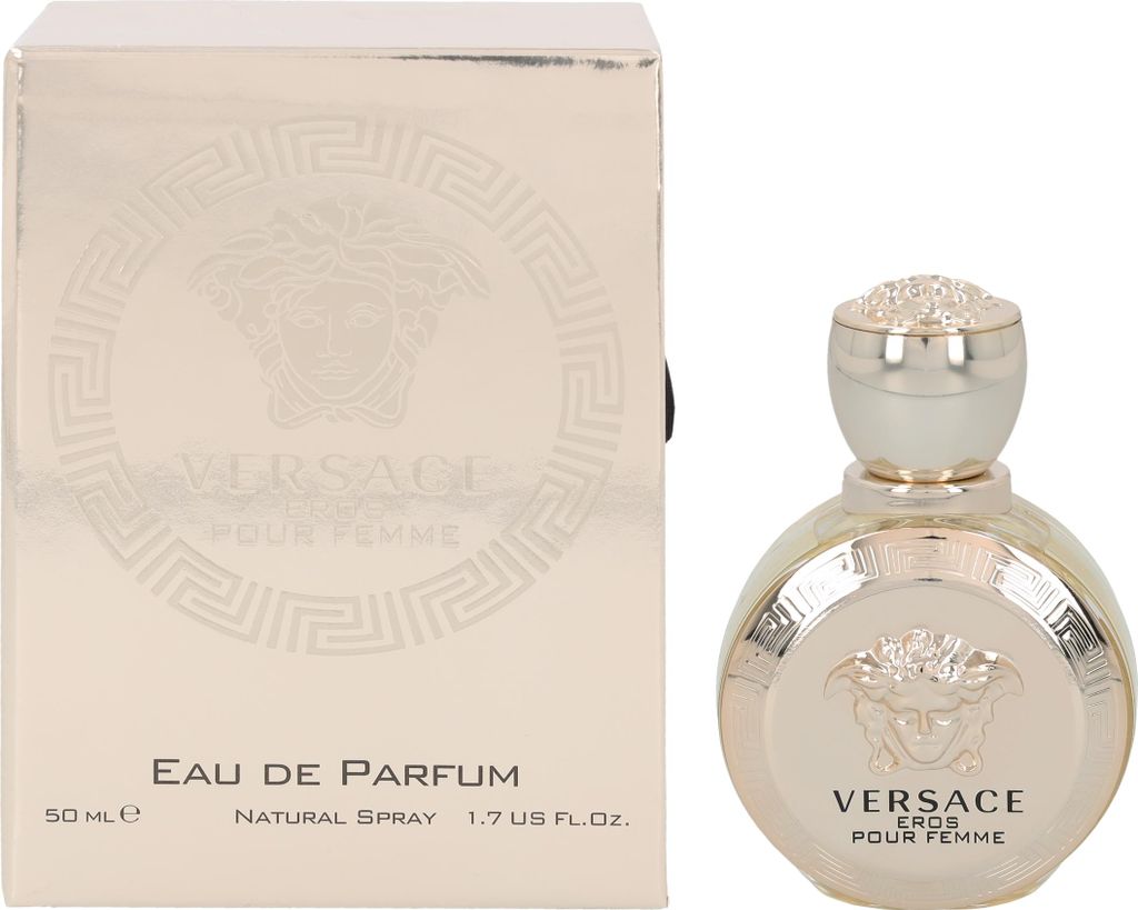 Versace Eros pour Femme, Frauen, 50 ml, Nicht nachfüllbare Produktbild 