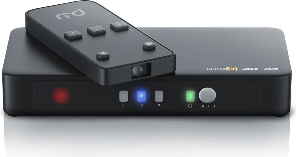 Primewire 3-portowy przełącznik HDMI 4k z pilotem 3x Zdjęcie produktu 