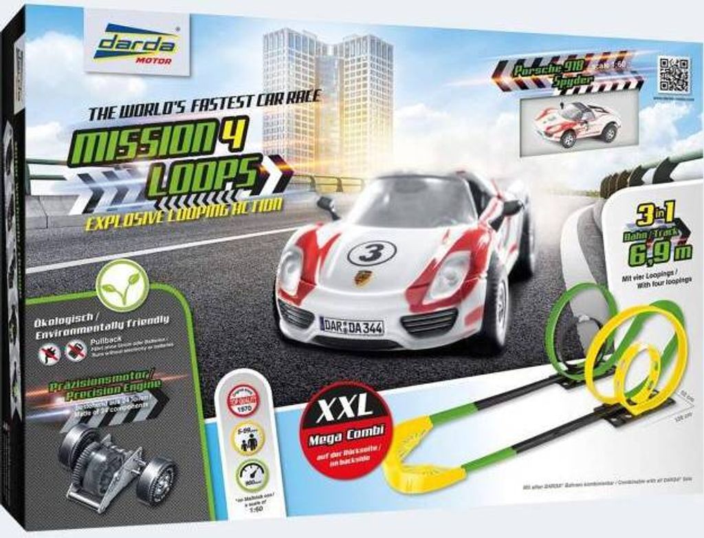 Darda Mission 4 Loops, Spielfahrzeugspur, 5 Jahr(e), Produktbild 