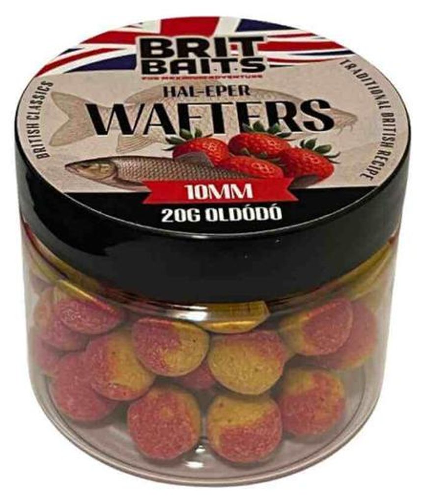 BritBaits Wafters, esca solubile al sapore di fragola e Immagine del prodotto 