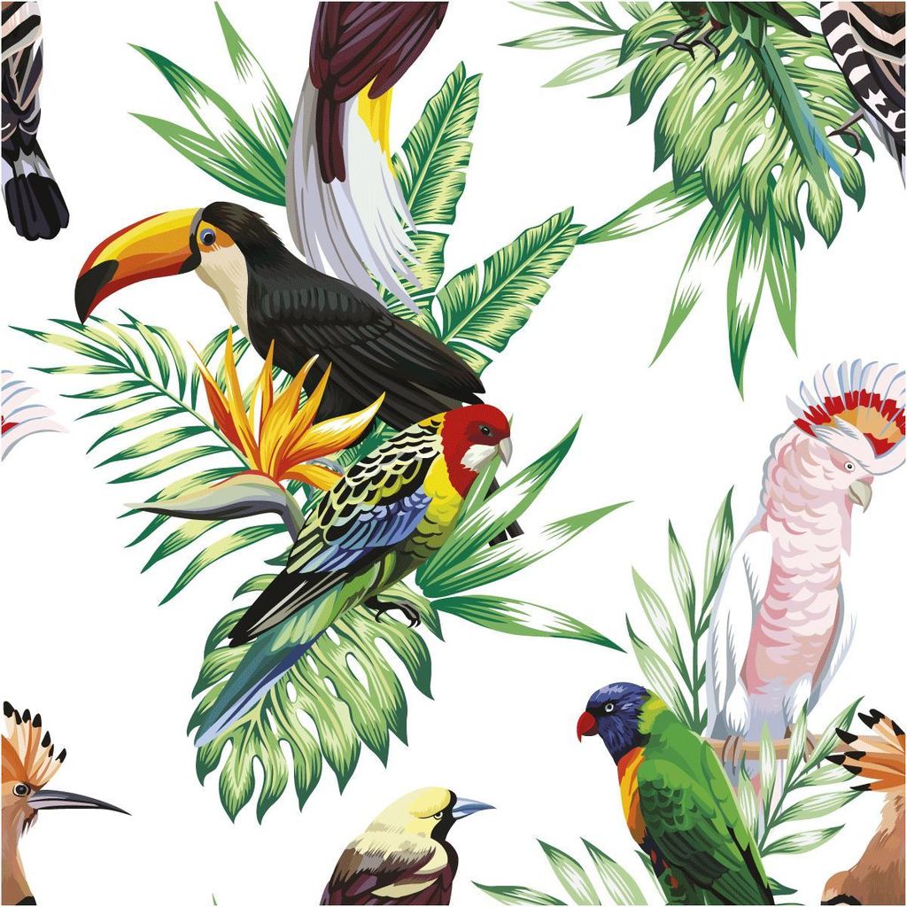 Tapeteneffekt-Aufkleber - CAHUITA - 50x50cm