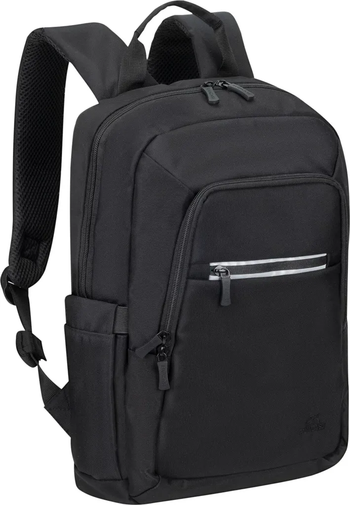 Zaino Eco-Friendly Rivacase 7523 Nero: Design Sostenibile per Laptop 14"