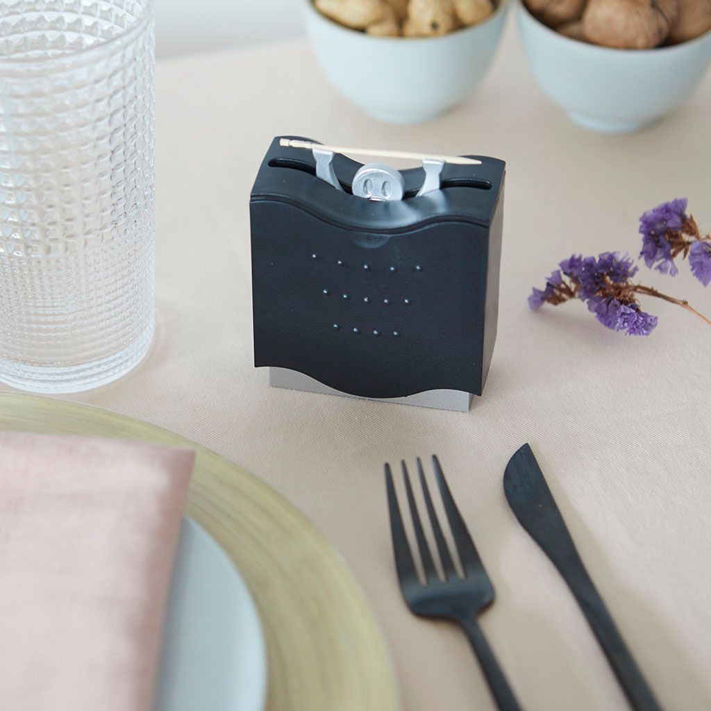 Akozon Smart Sensor Zahnstocherspender - Automatischer Pop-Up Spender Für Perfekte Zahnhygiene