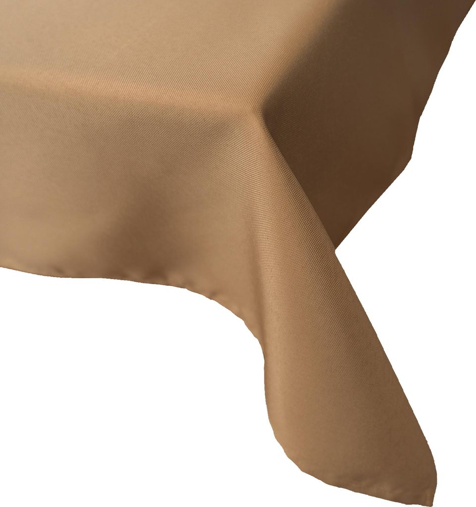 Tischdecke 130 x 170 cm für Küche & Esstisch in Hellbraun