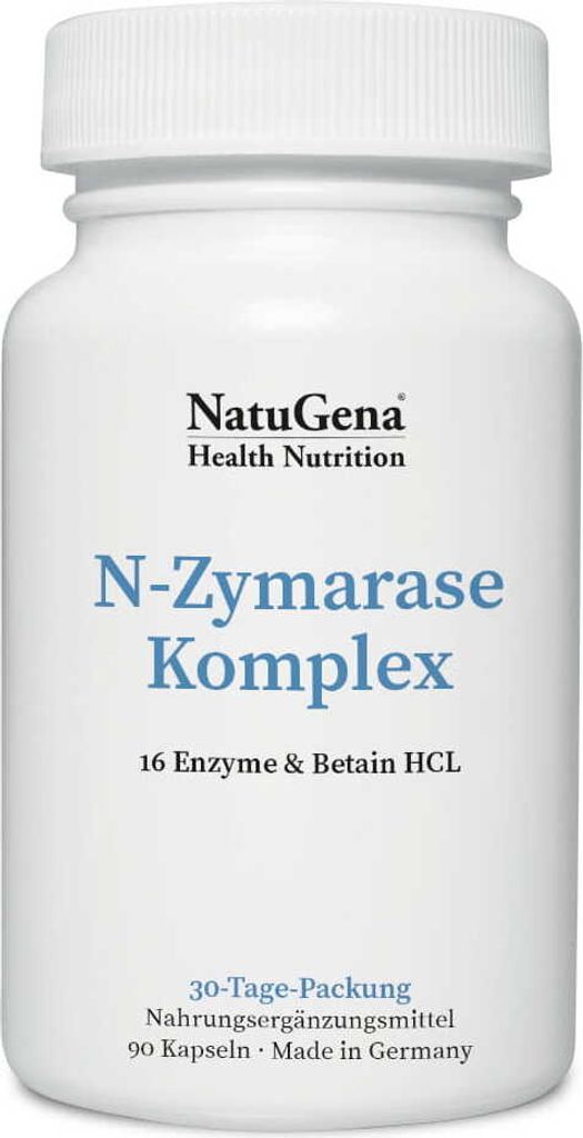 N-Zymarase Komplex Enzyme+Betain Hcl Kapseln 90 St