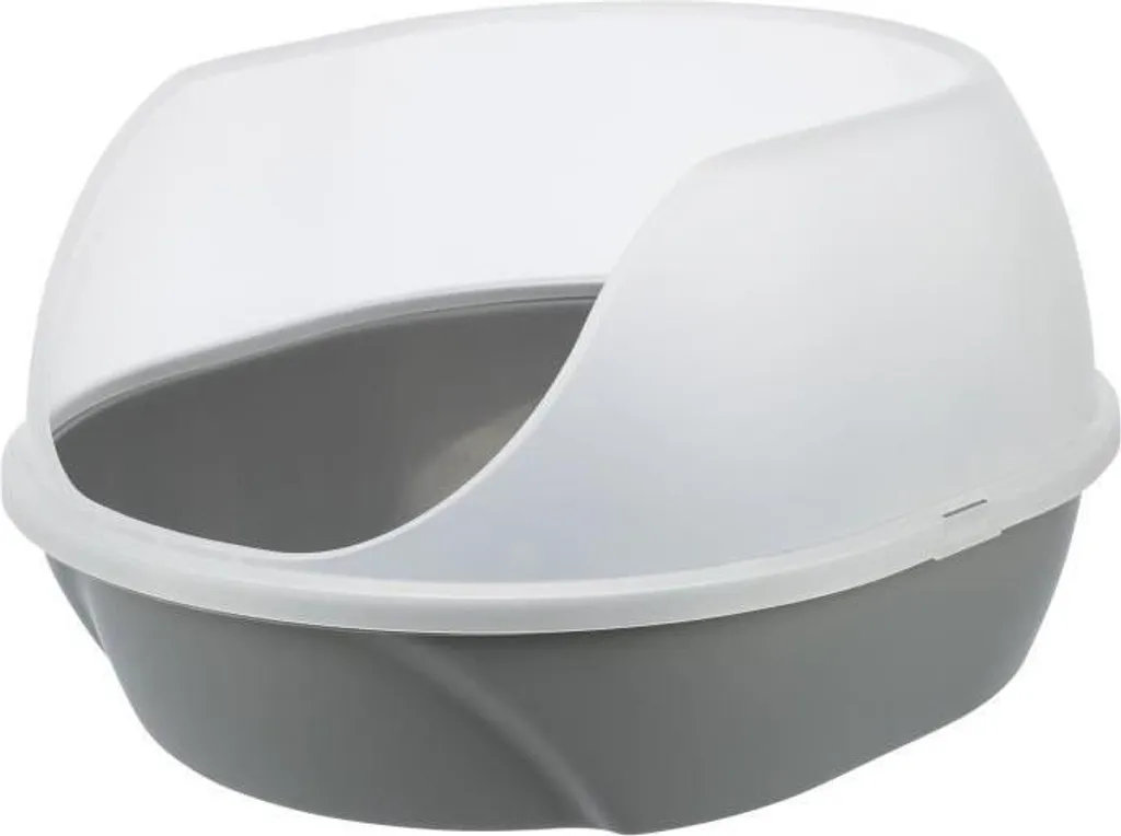 Lettiera per gatti TRIXIE Simao, bordo alto, 48 x 30 x 58 cm, grigio