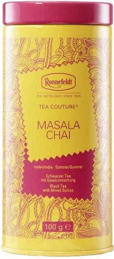 Tea Couture Masala Chai schwarzer Tee mit Gewürzen 100g