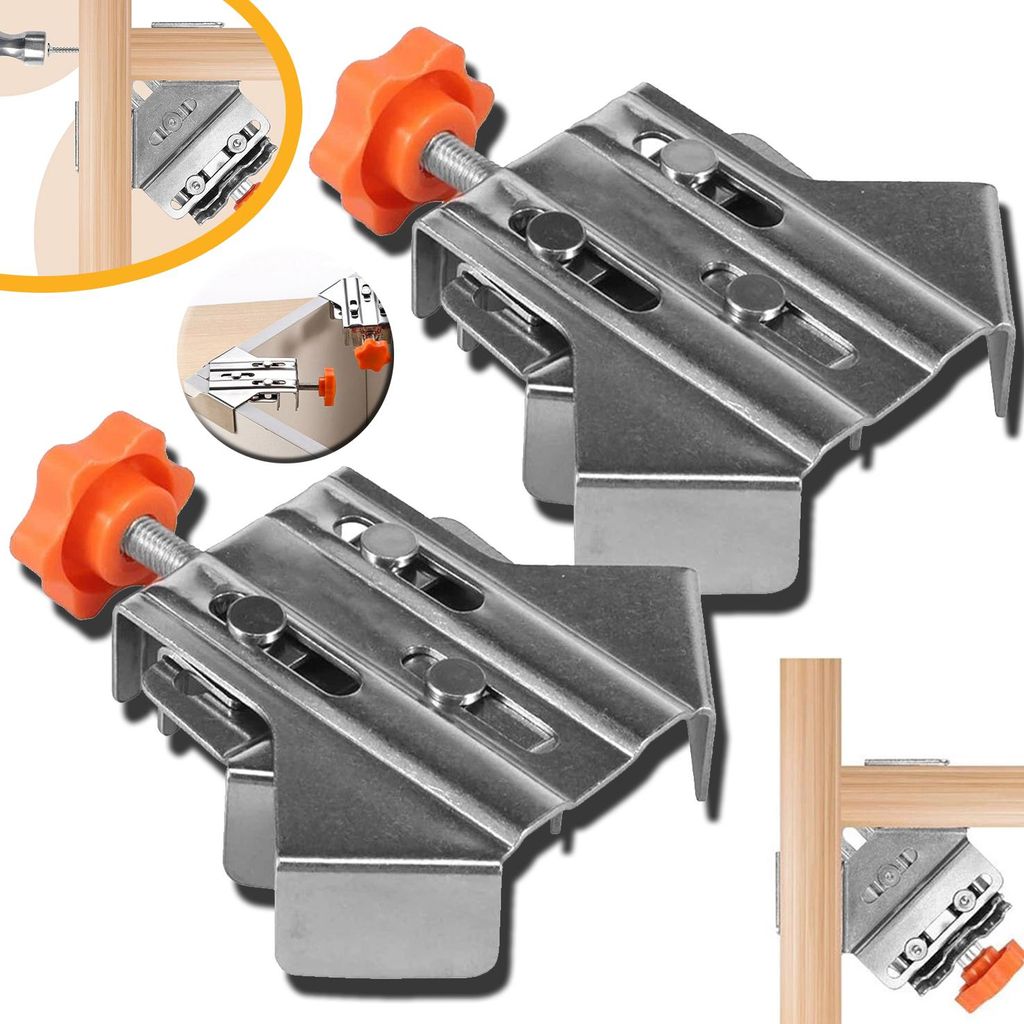 2 Stück Winkelspanner, 90 Grad rostfreie Stähle Eckspanner, Produktbild 