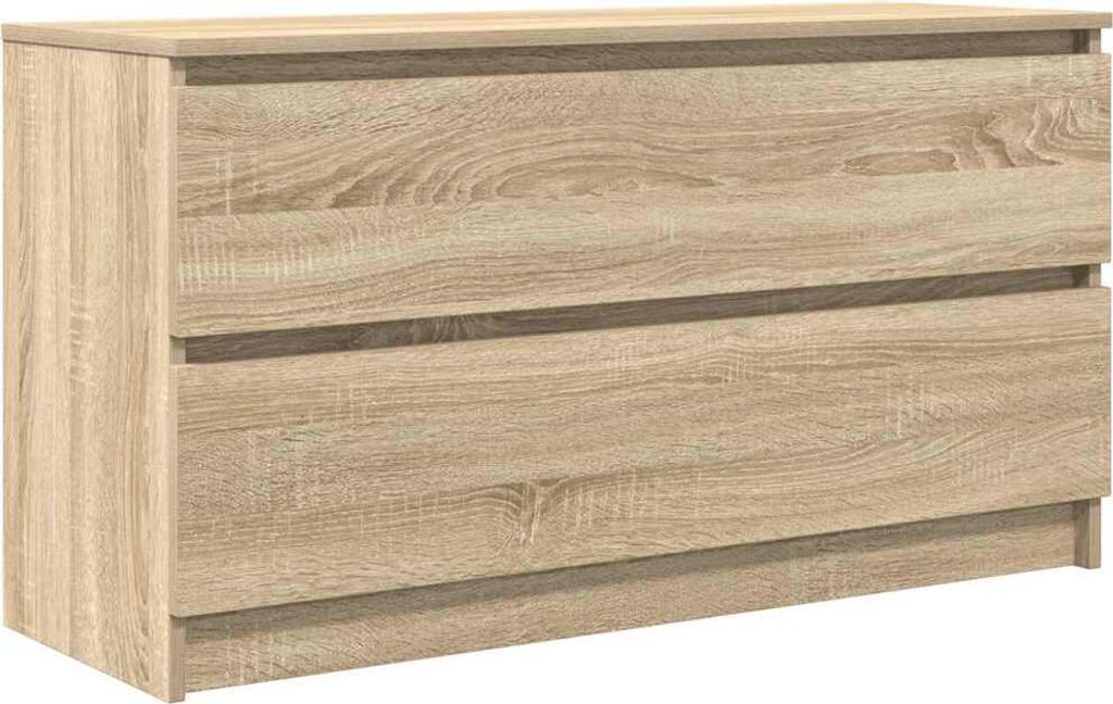vidaXL TV skříňka Sonoma dub 100x35x54 cm materiál na bázi Obrázek produktu 