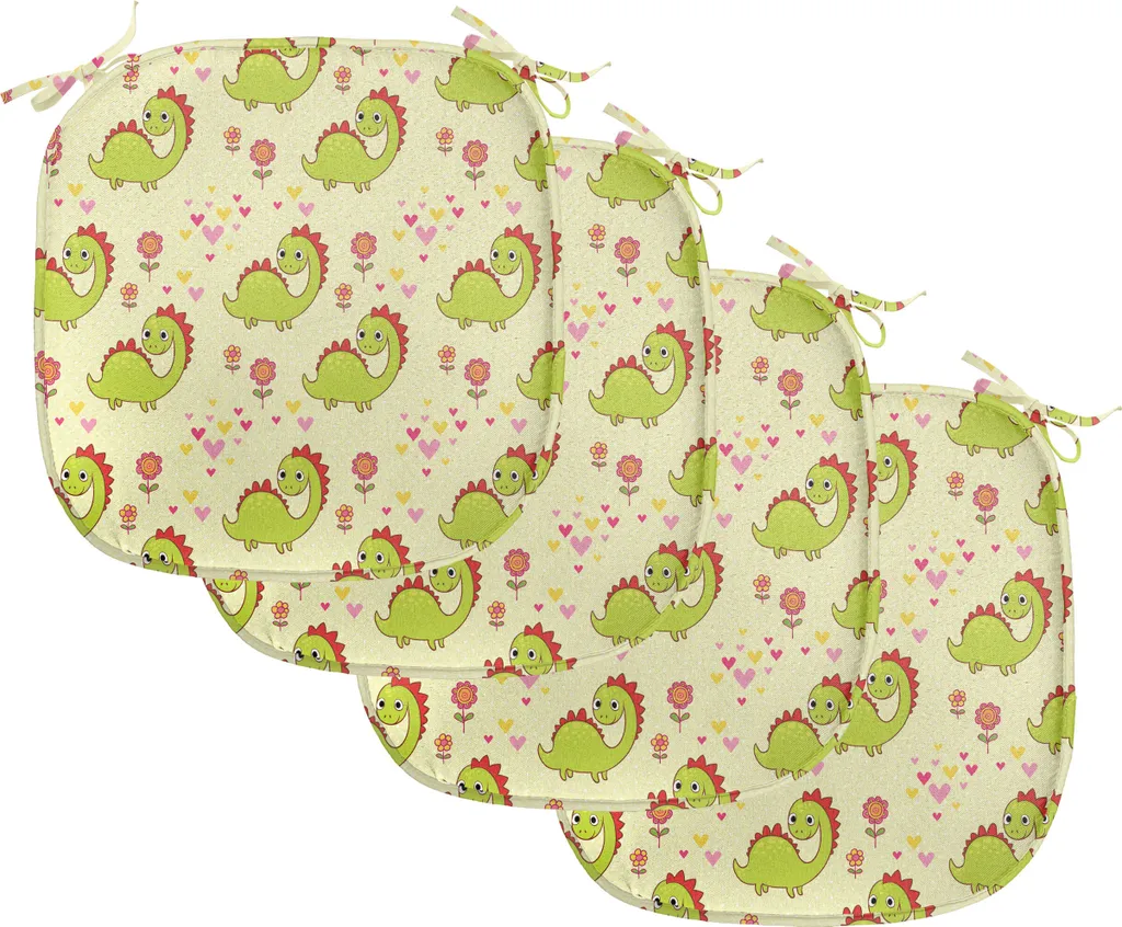 Set 4 Cuscini Sedie Dinosauri ABAKUHAUS 40x40 Impermeabili - Offerta