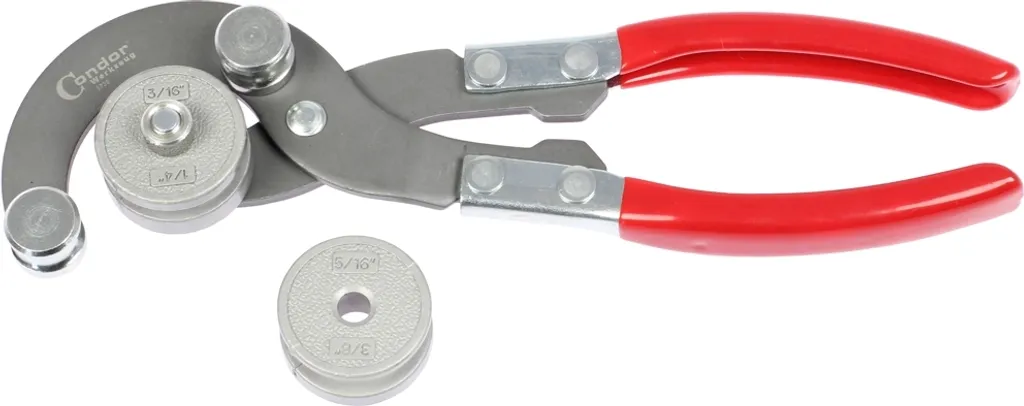 Cintreuse de tuyaux robuste 4-en-1 Condor pour tubes de 4,75 à 10 mm