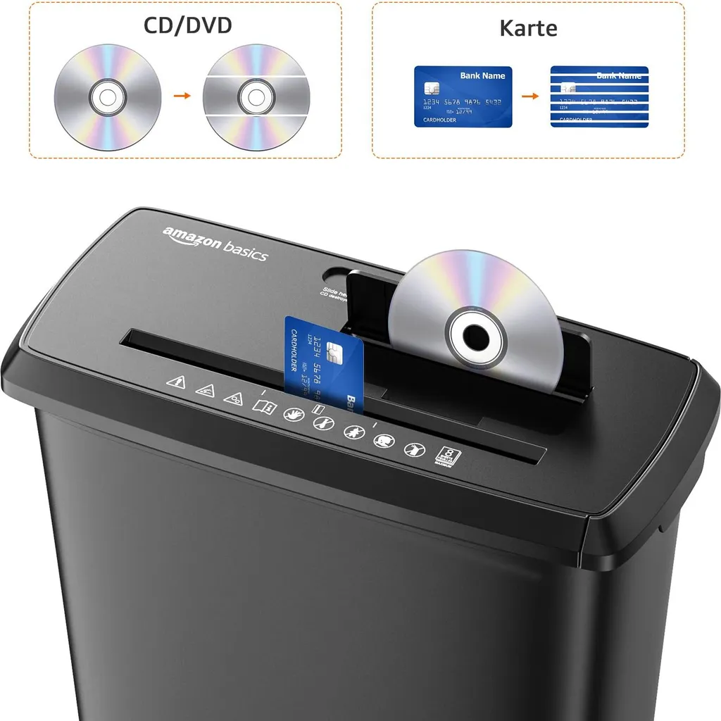 Tritacarte Amazon Basics 8 Fogli | Protezione Privacy Casa - 11