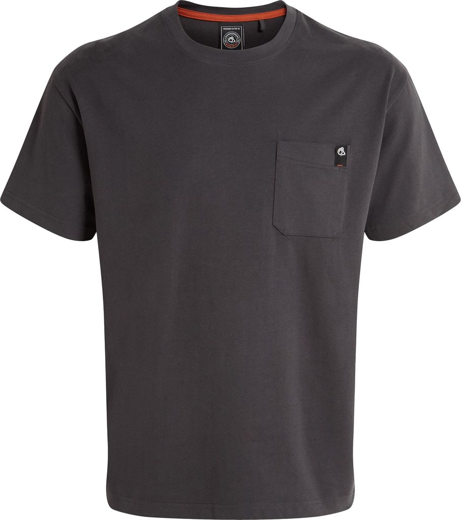Craghoppers - "Wakefield Workwear" T-Shirt Tasche für Herren CG2094 (M) (Anthrazitgrau)